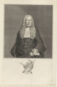 Portret van Egbert de Vrij Temminck