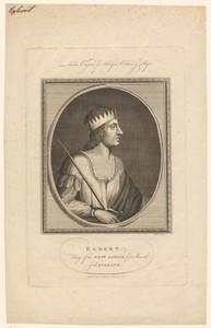 Portret van Egbert, koning van Wessex