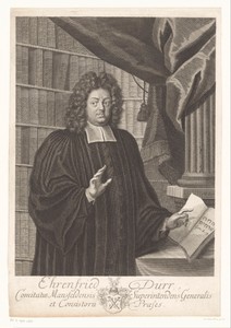Portret van Ehrenfried Dürr