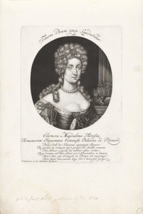 Portret van Eleonora van Palts-Neuburg