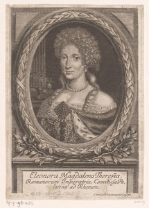 Portret van Eleonora van Palts-Neuburg