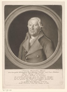 Portret van Elias Benjamin Tritschler