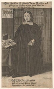Portret van Elias Veiel op 40-jarige leeftijd