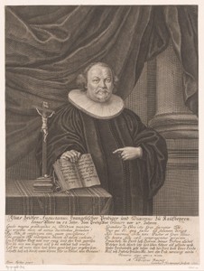 Portret van Elias Zeidler op 58-jarige leeftijd