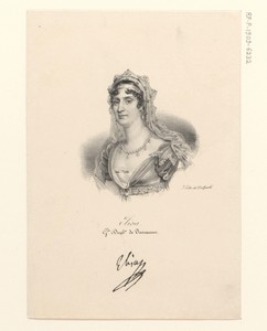 Portret van Elisa Bonaparte
