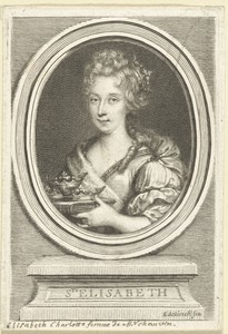 Portret van Elisabeth Charlotte Chauvin