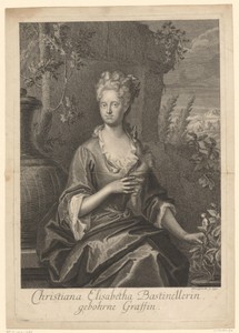 Portret van Elisabeth Charlotte Mylius