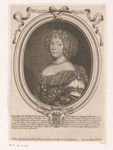 Portret van Elisabeth Charlotte van de Palts