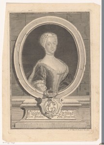 Portret van Elisabeth Christine van Brunswijk-Bevern