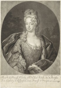 Portret van Elisabeth Christine van Brunswijk-Wolfenbüttel