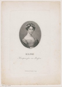 Portret van Elisabeth Ludovika