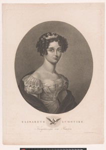 Portret van Elisabeth Ludovika, koningin van Pruisen