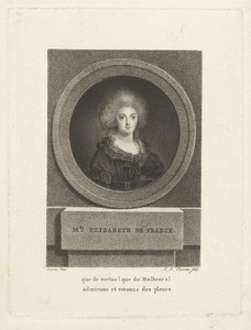 Portret van Élisabeth Philippine Marie Hélène de France