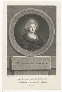 Portret van Élisabeth Philippine Marie Hélène de France