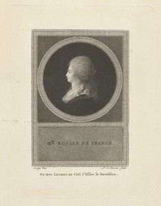 Portret van Élisabeth Philippine Marie Hélène de France