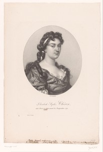 Portret van Élisabeth-Sophie Chéron