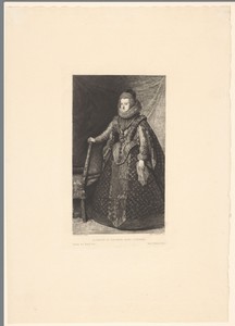 Portret van Elisabeth van Bourbon