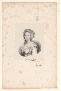 Portret van Elisabeth van Frankrijk