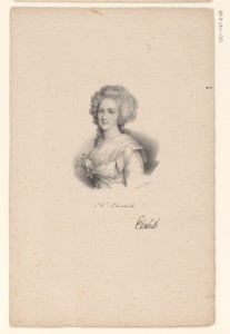 Portret van Elisabeth van Frankrijk