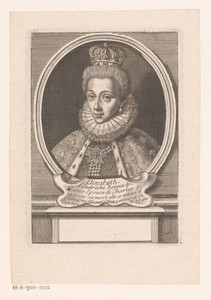 Portret van Elisabeth van Oostenrijk, koningin van Frankrijk