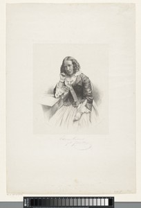 Portret van Elise van Calcar