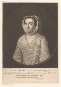 Portret van Elizabeth Canning