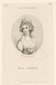 Portret van Elizabeth Farren