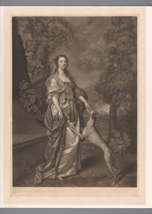 Portret van Elizabeth Gunning, hertogin van Hamilton