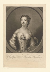 Portret van Elizabeth Gunning, hertogin van Hamilton