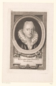 Portret van Elizabeth Jane Weston