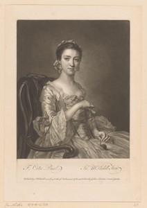 Portret van Elizabeth Sandby