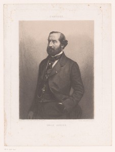 Portret van Emile Augier