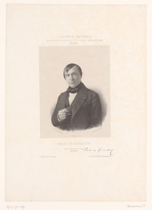 Portret van Émile de Girardin