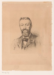 Portret van Emile de Mot, schepen en later burgemeester van Brussel