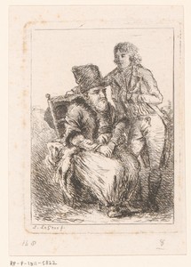 Portret van Émile Le Gros en Soliman