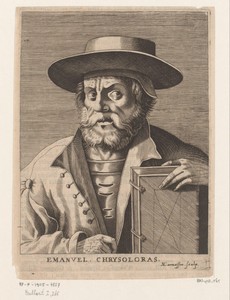 Portret van Emmanuel Chrysoloras