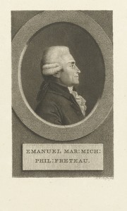 Portret van Emmanuel Marie Michel Philippe Fréteau de Saint Just