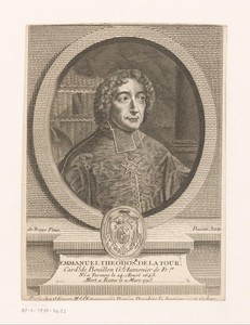 Portret van Emmanuel-Théodose de La Tour d'Auvergne