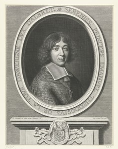 Portret van Emmanuel-Théodose de la Tour d'Auvergne