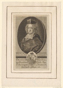 Portret van Emmanuel Théodose de la Tour d'Auvergne, kardinaal van Bouillon