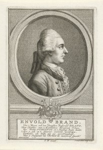 Portret van Enewold Brandt