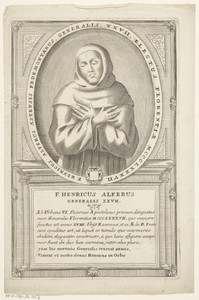 Portret van Enrico Alfieri, 27ste Minister Generaal van de franciscaner orde