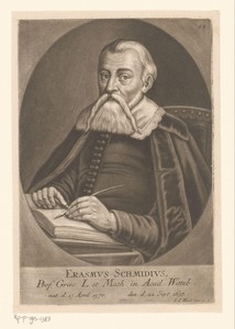 Portret van Erasmus Schmidt