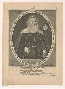 Portret van Erasmus Ungepaur op 64-jarige leeftijd