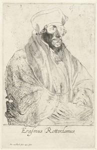 Portret van Erasmus van Rotterdam