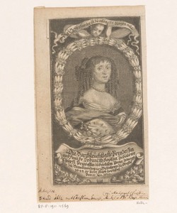 Portret van Erdmuthe Sophia van Saksen
