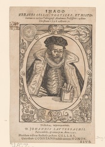 Portret van Erhard Cellius