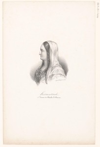 Portret van Ermentrudis van Orléans