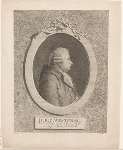 Portret van Ernst Christian Westphal