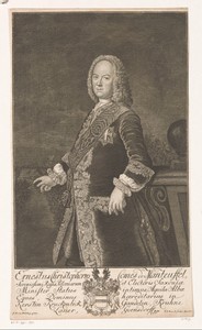 Portret van Ernst Christoph, Reichsgraf von Manteuffel